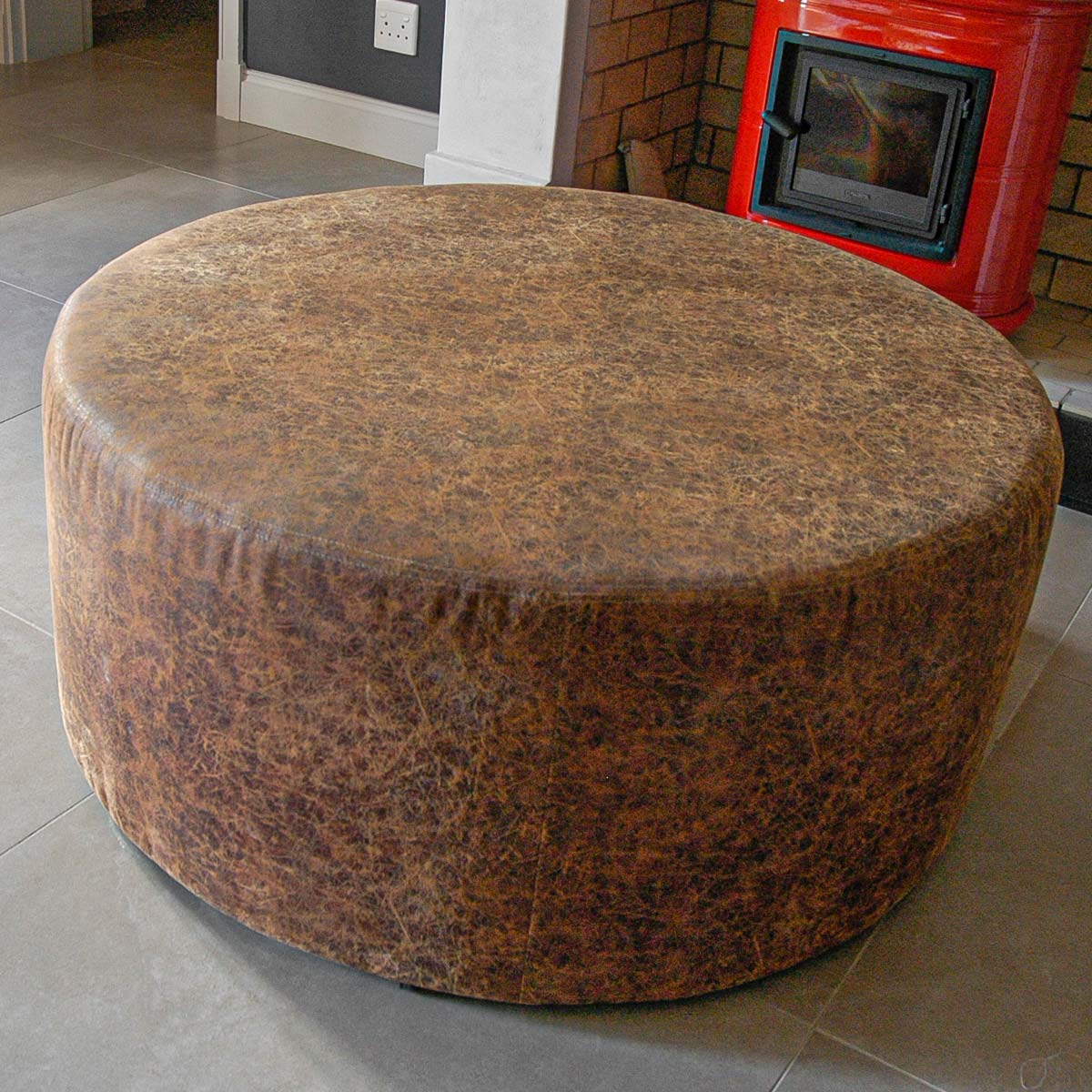Big Round Ottoman – Bay Decor SA